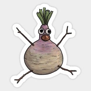 Chicken Run Turnip Sticker